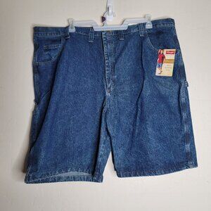 Men Wrangler Carpenter Relaxed Jean Short Walking Hiking Casual Work NWT 48 x 10